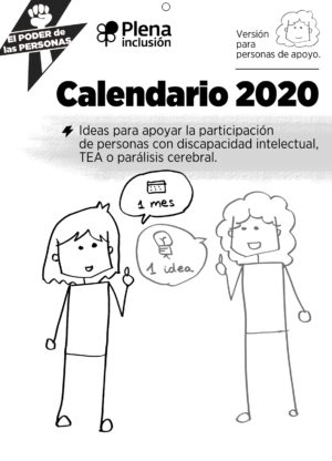 Ver Calendario 2020 de Plena inclusión para personas de apoyo