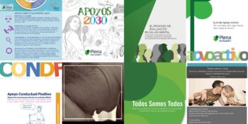collage mosaicos portadas Recursos sobre metodologías preventivas y respetuosas para las personas con grandes necesidades de apoyo