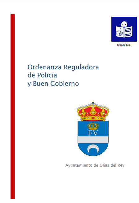 portada Ordenanza Reguladora de Policía y Buen Gobierno de Olías del Rey plena clm